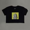 Automaton (Yellow) Women's Cropped Tee - Thumbnail Image 1