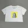 Automaton (Yellow) Women's Cropped Tee - Thumbnail Image 2