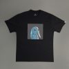 Automaton (Blue) Oversized Heavy Faded Tee - Thumbnail Image 1