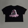 Musings Automaton Women’s Cropped Tee (Embroidered Front Detail w Back Print) - Thumbnail Image 8