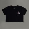 Embroidered Automaton Women’s Cropped Tee - Thumbnail Image 1