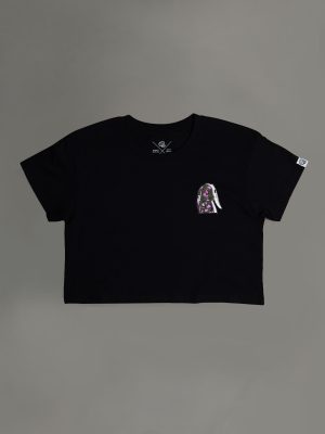 Embroidered Automaton Women’s Cropped Tee