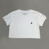 Musings Automaton Women’s Cropped Tee (Embroidered Front Detail w Back Print) - Thumbnail Image 1