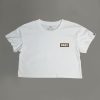 Automaton Women’s Cropped Tee (Embroidered Front Detail w Back Print) - Thumbnail Image 1