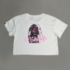 Musings Automaton Women’s Cropped Tee (Embroidered Front Detail w Back Print) - Thumbnail Image 2