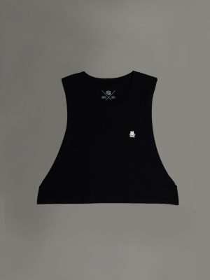 RAB Automaton Women’s Cropped Tank (Embroidered Front Detail w Back Print)