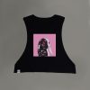 Automaton Women’s Cropped Tank (Embroidered Front Detail w Back Print) - Thumbnail Image 2