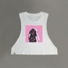 Automaton Women’s Cropped Tank (Embroidered Front Detail w Back Print) - Thumbnail Image 11