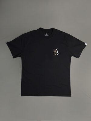 Embroidered Automaton Oversized Heavy Faded Tee