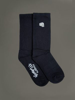 Premium Bamboo Crew Socks (1 pair) – Custom Mix & Match Embroidery
